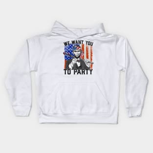 Abraham Lincoln 4th Of July Shirt Men American USA Flag Kids Hoodie